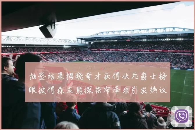 抽签结果揭晓奇才获得状元爵士榜眼彼得森灰熊探花布泽尔引发热议